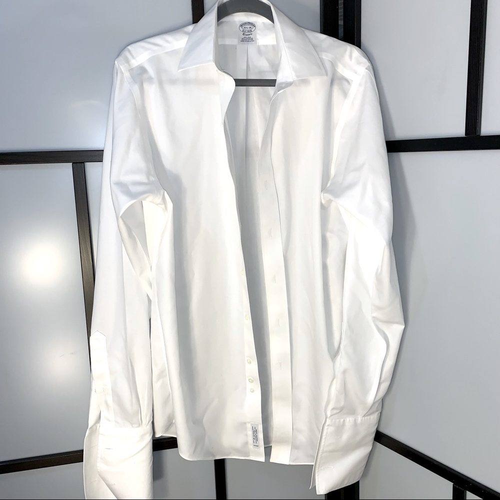 Brooks Brothers Classic Non-Iron French Cuff Dress Shirt - Picture 2 of 9